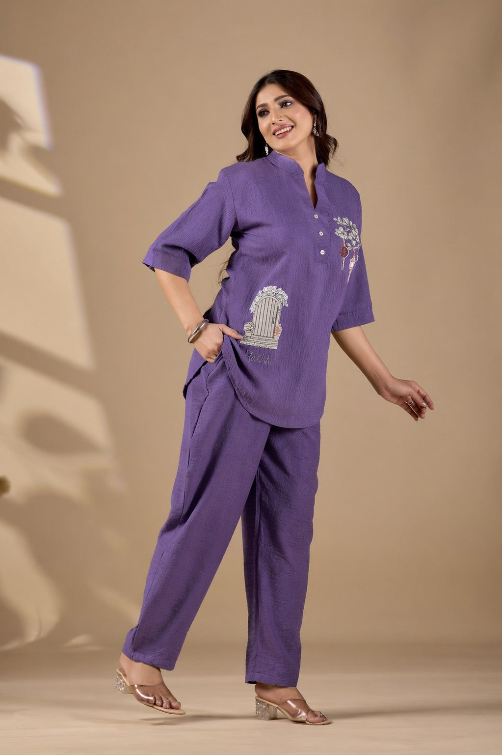 Elegant Embroidered Co-Ord Set for Women